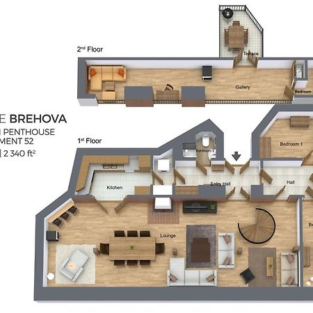 Residence Brehova ปราก ห้อง รูปภาพ