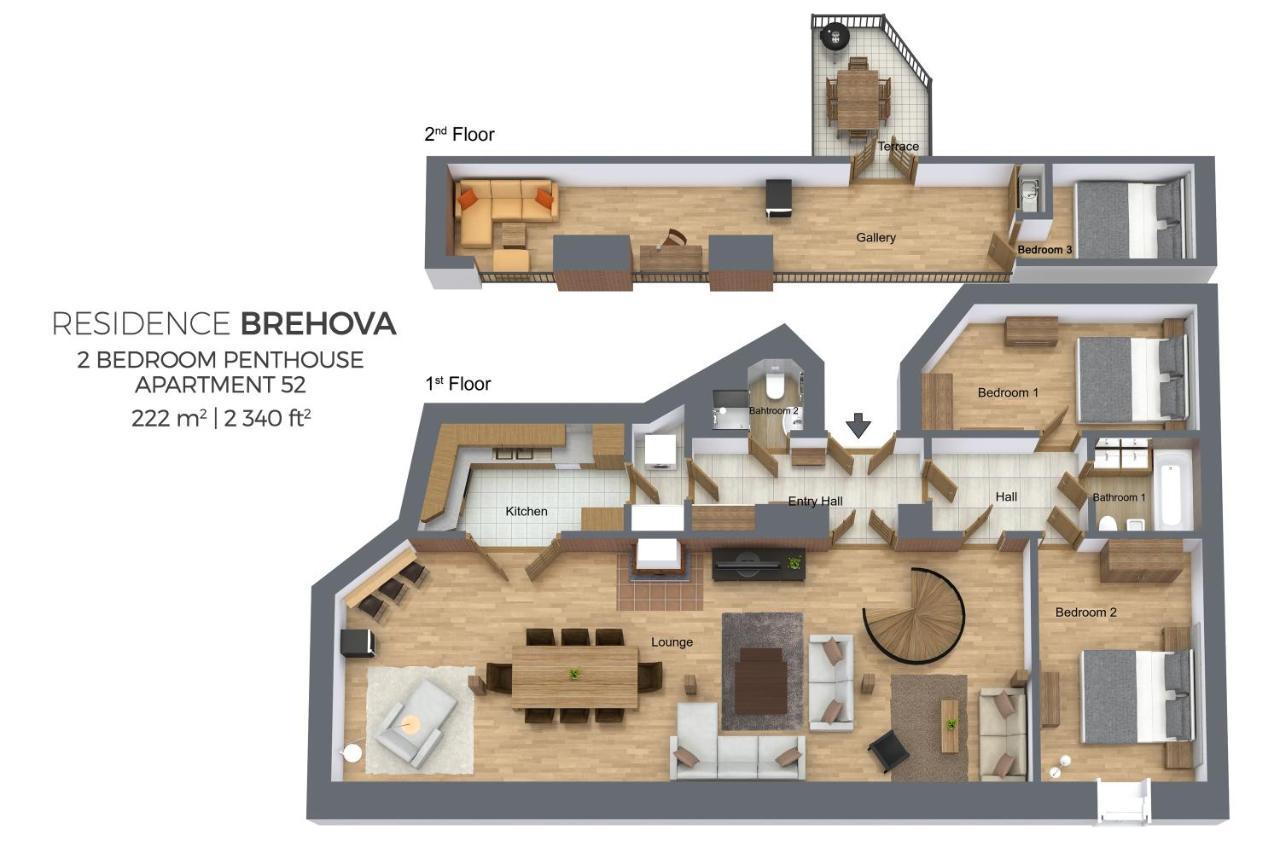 Residence Brehova ปราก ห้อง รูปภาพ